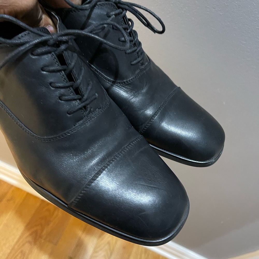 Calvin Klein Carlton lace-up dress shoes Blk Sz 9M - Picture 14 of 16